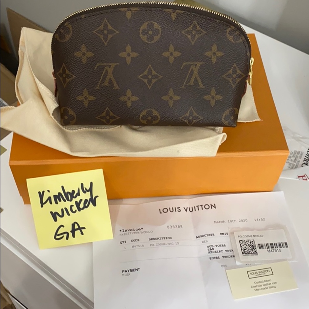 Louis Vuitton COSMETIC pouch PM *24 hrs sale ****